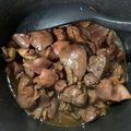 かわいいおばあちゃん's cooksnap of when they made 鶏レバーと砂肝の甘辛煮.