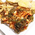 新妻あや's cooksnap of when they made 人参葉と海老のかき揚げ.