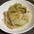 ☆あいちゃん's cooksnap of when they made 超時短なお惣菜☆白菜とお揚げの炊いたん.