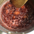 べびここさん's cooksnap of when they made 冷凍いちごでお手軽に♪ いちごジャム.