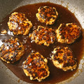 julliet's cooksnap of when they made 手作り和風ダレで♡厚揚げハンバーグ.