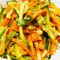 なとか's cooksnap of when they made シャキシャキ！きゅうり・人参のナムル♪.