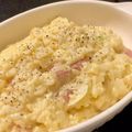GASPAPA's cooksnap of when they made 冷ゴハンと牛乳で♪リゾット・カルボナーラ.