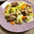 まりあの's cooksnap of when they made 簡単10分！材料2つ♪豚肉と白菜の炒め煮.