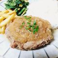 みつかん｡◕‿◕｡'s cooksnap of when they made ■フライパンで本格！ジューシーハンバーグ.