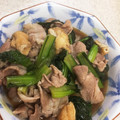 おミソミソ's cooksnap of when they made 豚肉とちぢみ菜(または小松菜)の煮びたし.