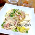 YUH♡ママ's cooksnap of when they made 豆腐とベーコンの和風煮.