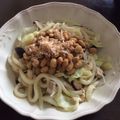 CANADOLL's cooksnap of when they made *納豆焼きうどん*.