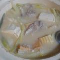 mmiwa's cooksnap of when they made 酒粕でほかほかお鍋！豚肉と野菜の粕鍋.