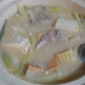 mmiwa's cooksnap of when they made 酒粕でほかほかお鍋！豚肉と野菜の粕鍋.