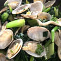 ひらめきmei's cooksnap of when they made 簡単！　あさりとほうれん草のバターいため.