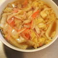 nyangomama's cooksnap of when they made 白菜とカニカマで作るとろみ炒め.
