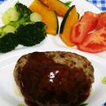 ととろ＆めい's cooksnap of when they made ふわっふわ♡美味しいハンバーグ.