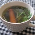 えみんちゅ＊'s cooksnap of when they made パンと一緒に♪水菜の簡単スープ.