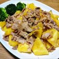 ⭐とっくん⭐'s cooksnap of when they made 豚肉とパイナップルの炒め物.