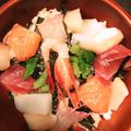 クックQ1UMSY☆'s cooksnap of when they made 皆の好きネタ海鮮丼 2.