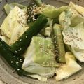 alohapooh's cooksnap of when they made キャベツときゅうりのおかか和えサラダ.