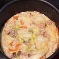165_3's cooksnap of when they made 簡単でおすすめ！豚肉と白菜の和風ミルク煮.
