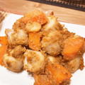コロコロ乞食☆。's cooksnap of when they made 里芋と人参のごま味噌和え＊副菜＊.