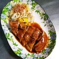 かおかおざえもん's cooksnap of when they made 鶏もも肉の照焼き☆わさびプラスしてます.