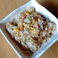 peteco's cooksnap of when they made ラーメン屋で学んだパラパラチャーハン.