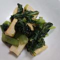 sweetminki's cooksnap of when they made 小松菜と高野豆腐の炒めもの.