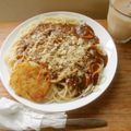 花時計咲いた's cooksnap of when they made レトルトカレーパスタ.