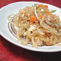 ミズホ@M's cooksnap of when they made 鶏ミンチと豆腐・春雨の炒め煮.