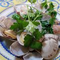 vickeちゃん's cooksnap of when they made ポルトガルの★あさりとパクチーの炒め物★.