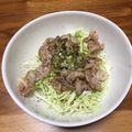 クックK1PR7S☆'s cooksnap of when they made 下宿生応援レシピ！豚バラねぎ塩丼.