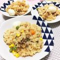 フジぽん's cooksnap of when they made 子供たち大好きな簡単☆中華風おこわ♪.