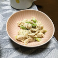 nao✳︎21's cooksnap of when they made アスパラとささみのごまマヨ和え.