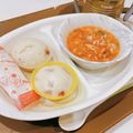 ゆにこーん☆'s cooksnap of when they made おやつにも離乳食にも！簡単米粉蒸しパン☆.
