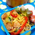 YUH♡ママ's cooksnap of when they made お手軽♫カレー✿コンソメ✿焼きそば.