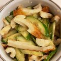 4kidsゆりみんか's cooksnap of when they made 作り置きに最適！胡瓜と竹輪の胡麻酢和え.