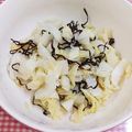 シューひろちゃん's cooksnap of when they made ５分で簡単♪白菜の塩昆布サラダ.
