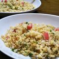 クリーピングタイム☆'s cooksnap of when they made mかにカマ☆チャーハン.