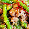 MagniFood's cooksnap of when they made 台湾風いんげん挽肉搾菜炒め煮☆乾辺四季豆.