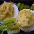 saki1010's cooksnap of when they made お弁当☆カレーマヨ味ゆで卵.