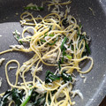 クックREGEN1☆'s cooksnap of when they made しらすとほうれん草のパスタ.