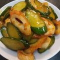 ゆうにゃん10's cooksnap of when they made きゅうりとちくわのラー油炒め.