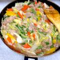 クック5KFKE9☆'s cooksnap of when they made 白菜と豚小間のうま煮【冷凍】.
