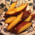 shaaako27's cooksnap of when they made 簡単☆揚げない大学芋☆おやつにも！.