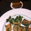 ときえぴ's cooksnap of when they made ニラと人参の簡単チヂミ.