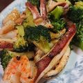 kitchenひらり's cooksnap of when they made 魚介とブロッコリーの炒めもの。.