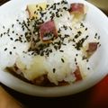 ねこはがき's cooksnap of when they made 1時間で完成☆炊飯器でサツマイモおこわ.