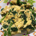 クック4X20K7☆'s cooksnap of when they made 簡単♬︎♡ニラとツナ缶の卵とじ♡.