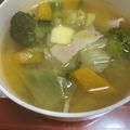 クックC7X587☆'s cooksnap of when they made ベーコンと野菜の味噌汁、バター風味.