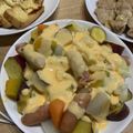 ポメちょん's cooksnap of when they made 冬のホットサラダ＊とろ～りチーズソース＊.