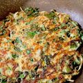 ママのん's cooksnap of when they made 小麦粉不使用！ほうれん草沢山チヂミ！.